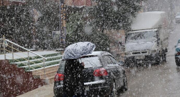 Mêrdîn’de kar yağışı