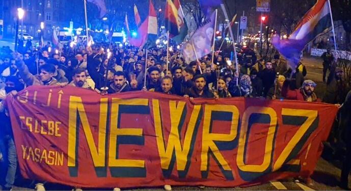 Newroz ateşi Avrupa’nın dört bir yanında yakıldı