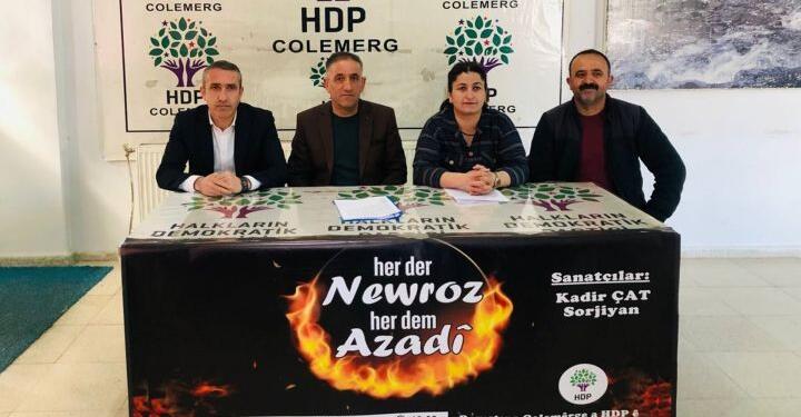Colemêrg’den çağrı: Newroz alanları cesaretin alanları olacaktır