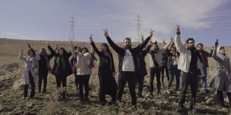 Jîna eylemlerine ‘Min jin im’ klibiyle destek