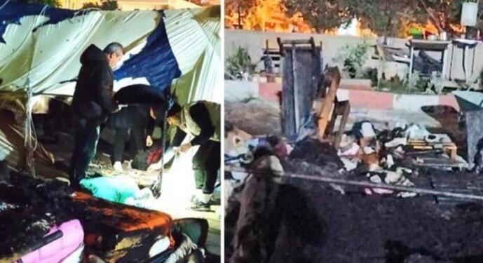 Çadırda yangında 4 yaşındaki çocuk yaşamını yitirdi