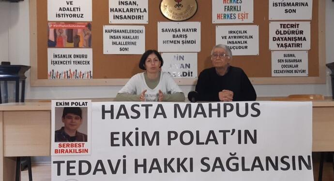 Hasta tutuklu Polat için bakanlıklara çağrı