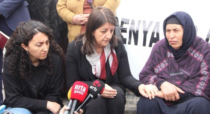Buldan Adalet Nöbeti’ni sürdüren Emine Şenyaşar’ı ziyaret etti