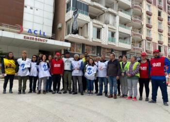 Sağlıkçılardan Hatay’daki hijyen sorunlarının giderilmesi için çağrı
