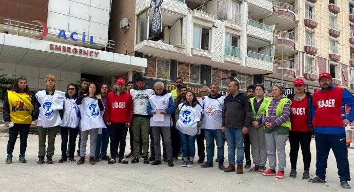 Sağlıkçılardan Hatay’daki hijyen sorunlarının giderilmesi için çağrı