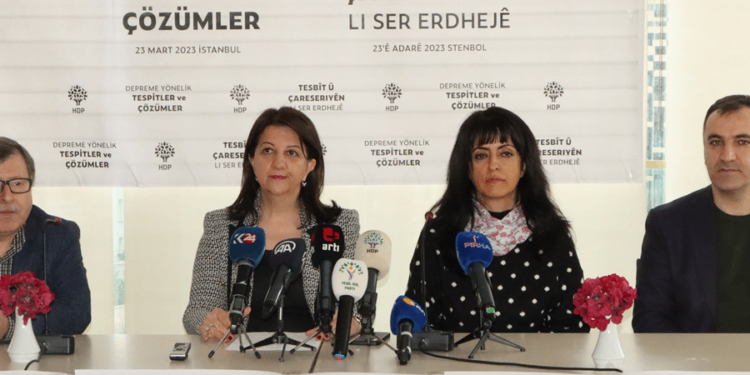 HDP’den depreme ilişkin tespit ve öneriler: Yerel yönetimlerin yetkileri artırılmalı