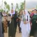 Êzidî kadınlar Abdullah Öcalan için 300 fidan dikti