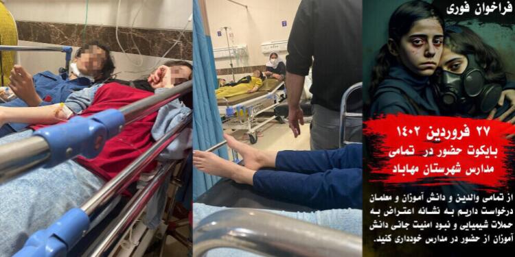 İran’da zehirlenme olaylarını protesto eden öğrencilere polis saldırısı