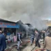 Wan’da halk pazarında yangın çıktı