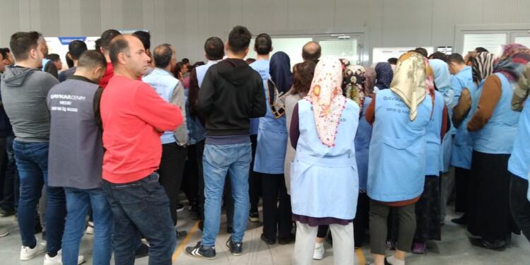 Baykan Denim’de 500 işçi iş bıraktı