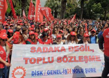 İzmir’de işçiler iş bıraktı: Eşitlik sağlanana kadar eyleme devam