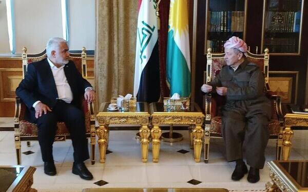 HÜDA PAR Genel Başkanı, Barzani ile buluştu