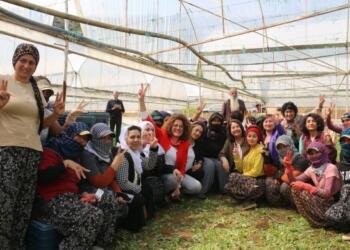 Yeşil Sol Parti İzmir kadın adayları işçilerle buluştu