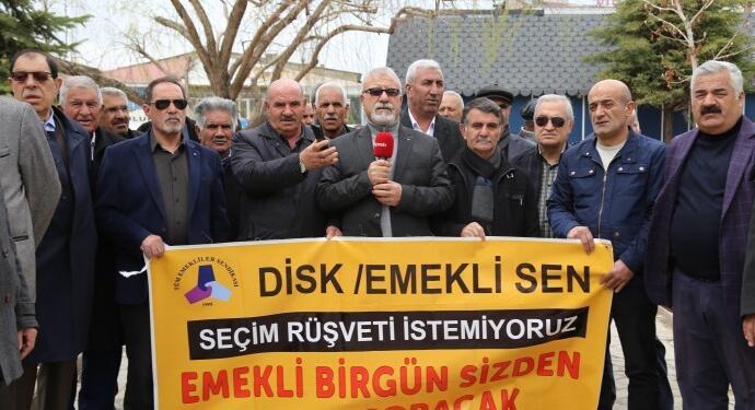 Emekli-Sen: Seçim rüşveti istemiyoruz