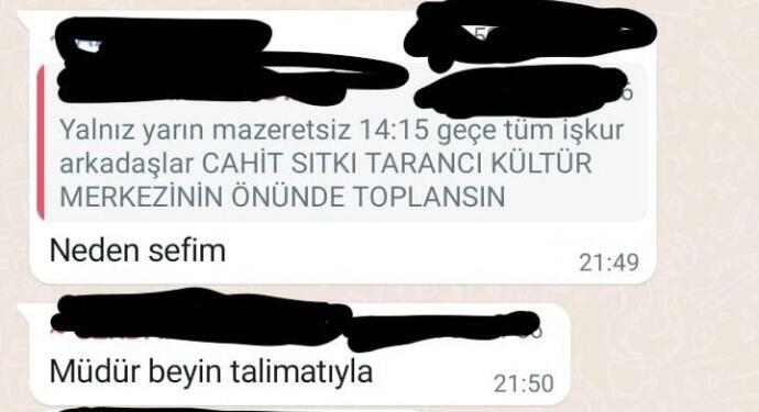 Kurumlardan Erdoğan’ın programına katılım zorunluluğu!