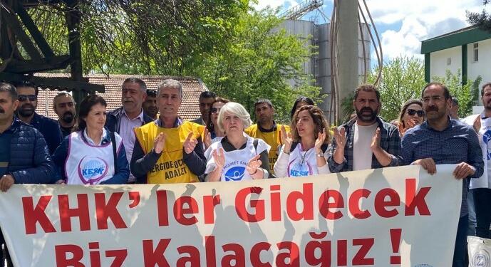 KHK’lilerin eylemi 59’uncu haftada