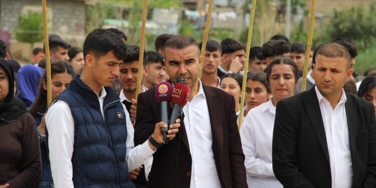 Maxmur halkı Türkiye’nin Süleymaniye’ye yönelik saldırısını protesto etti