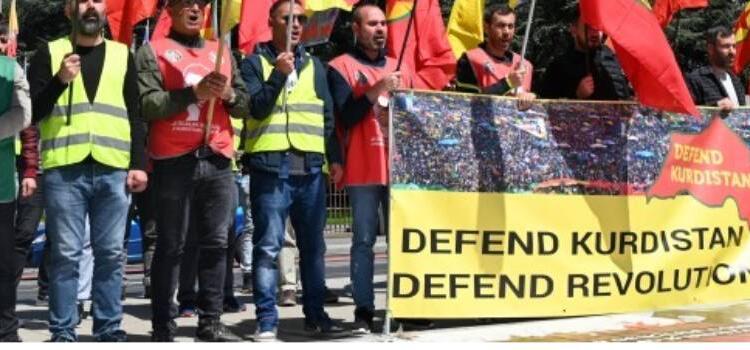 BM Ofisi önündeki eylemde gözaltılar protesto edildi