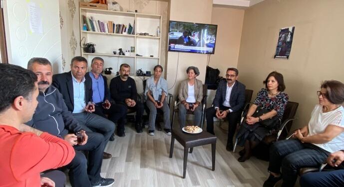 Amed Emek ve Demokrasi Platformu’ndan tutuklamalar sonrası MA’ya ziyaret