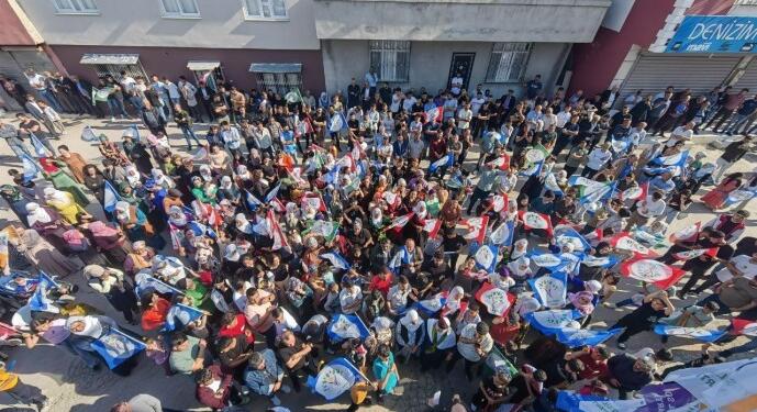 Yeşil Sol Parti halk buluşmaları ve büro açılışlarını sürdürdü