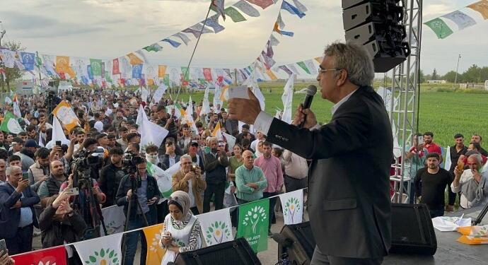 Sancar Pirsûs mitinginde: IŞİD zihniyetine 14 Mayıs’ta cevap vereceğiz