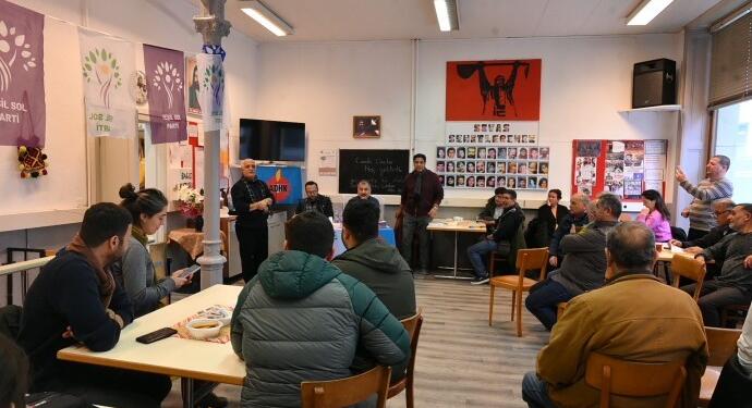 Yeşil Sol Parti İsviçre kentlerinde toplantılar ve büro açılışları yaptı