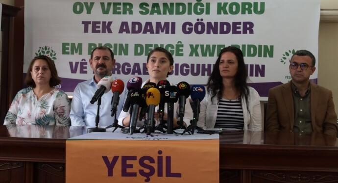 Yeşil Sol Parti’den çağrı: Oy ver, sandığı koru, tek adamı gönder