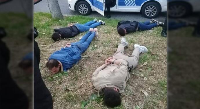 Halay çektikleri için gözaltına alınan gençler adliyeye sevk edildi