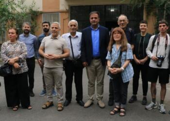 Almanya Sol Parti vekili seçimleri takip etmek için Amed’de