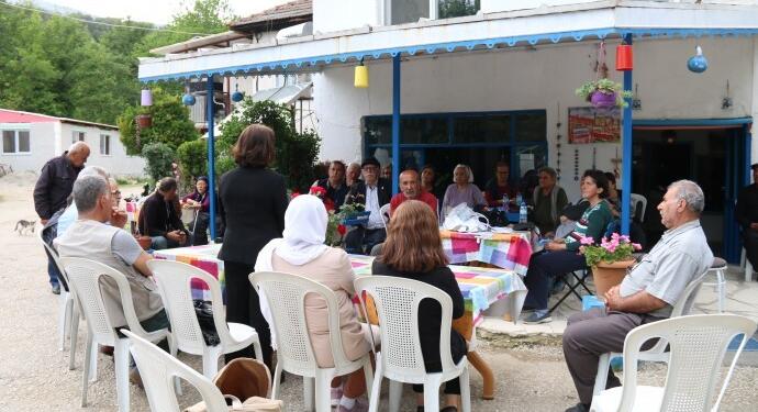 Yeşil Sol Parti Tahtacı Alevilerini ziyaret etti: Ezilenler gücümüzü birleştirelim