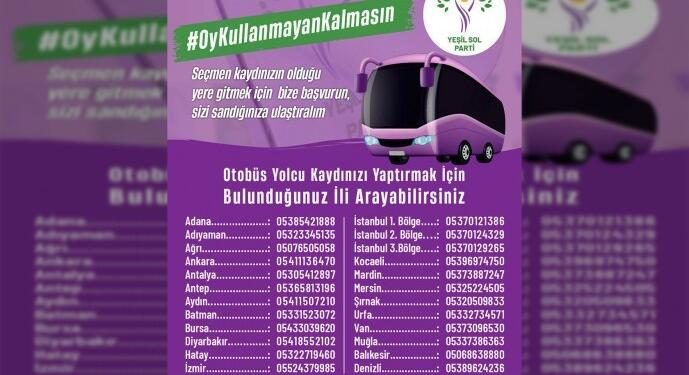 En az 55 bin hareketli seçmen sandık başına taşınıyor