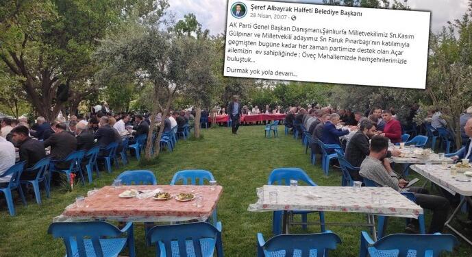 Eğitim Bir Sen üyesi öğretmenler AKP’ye oy istiyor!