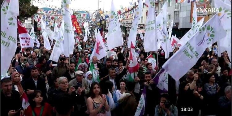 Yeşil Sol Parti’den Ankara’da miting: Demokrasi için Yeşil Sol ağacının altında buluşuyoruz
