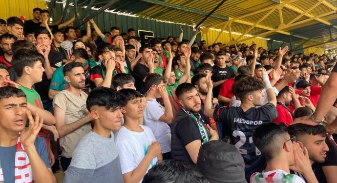 Amedspor taraftarı 7 yıl sonra deplasmanda maçı izledi