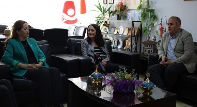 Yeşil Sol’dan DİSK’e ziyaret