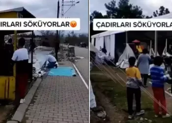 Depremzedelerin çadırlarının sökülmesinin altından AKP’li belediye çıktı