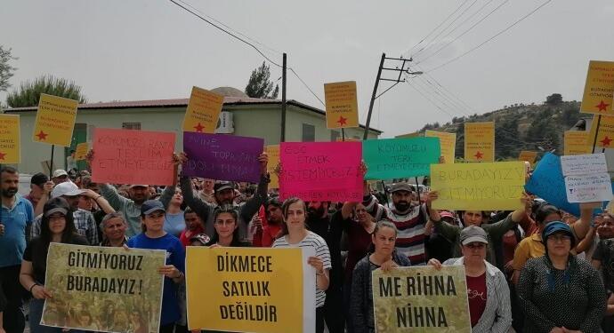 Dikmece Mahallesi’nde kamulaştırmaya karşı yürüyüş