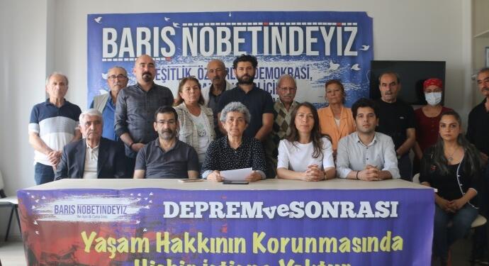 İHD’den Depremzede Gözlem Raporu