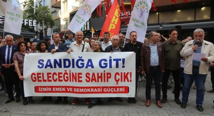 İzmir Emek ve Demokrasi Güçleri’nden sandığa gitme çağrısı