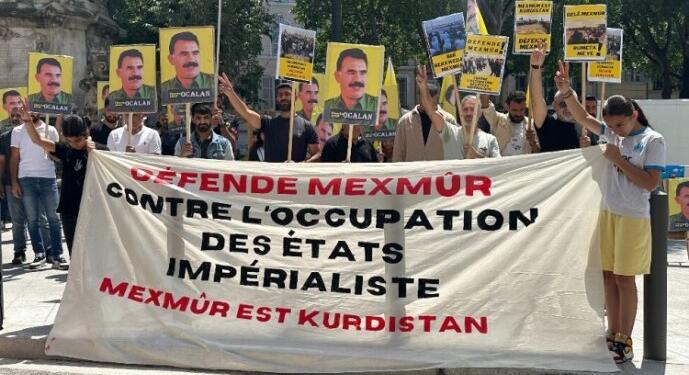 Marsilya ve Lozan’da Mexmûr ablukası protesto edildi