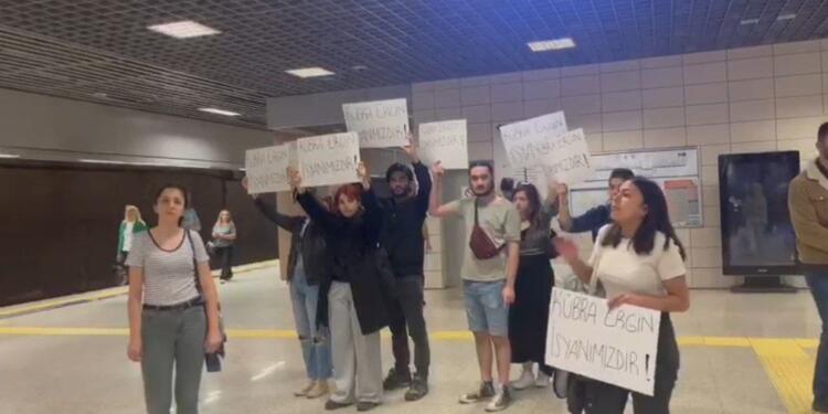 Üniversitelilerden hayatına son veren Ergin için eylem