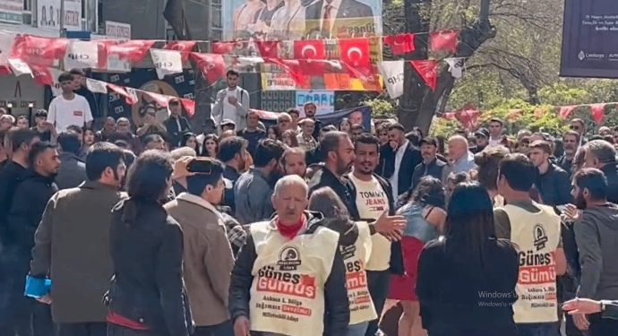 Ankara’da polis ve faşist bir grup seçim çalışması yapanlara saldırdı