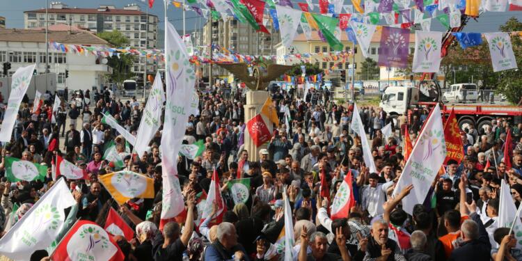 Xarpêt’te Yeşil Sol mitingi: 14 Mayıs’ta sandıklar Yeşil Sol’a boyanacak