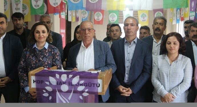 Yeşil Sol Parti’nin Şirnex miting yeri bir gün kala değiştirildi