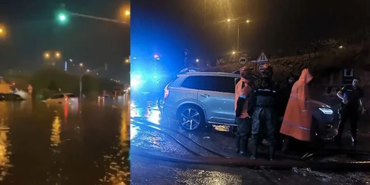 Ege’de sağanak yağış sele neden oldu