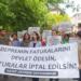 Hatay Deprem Dayanışması faturalara karşı eylem yaptı