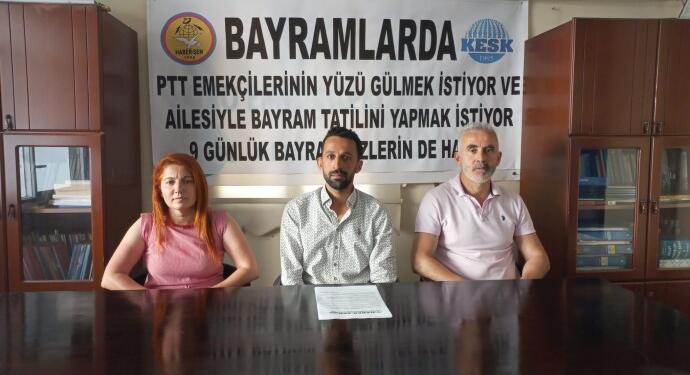 ‘PTT emekçilerinin tatil hakları gasp ediliyor’