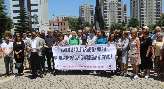 İHD Adana Şubesi’nden  Galatasaray Meydanı ablukasına tepki