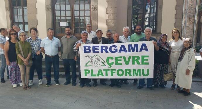 Bergamalılardan RES ihalesine tepki: Dağlarımızda şirketler tarafından terör estiriliyor