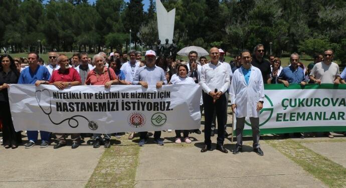 Sağlıkçılardan Balcalı Hastanesi için ‘yeniden hizmet verilsin’ eylemi